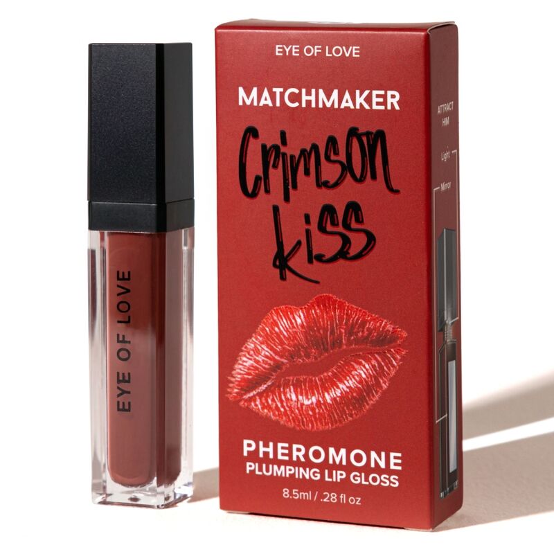 EYE OF LOVE - MATCHMAKER CRIMSON KISS BRILLO DE LABIOS ROJO CON EFECTO VOLUMINIZADOR Y FEROMONAS 8,5 ML