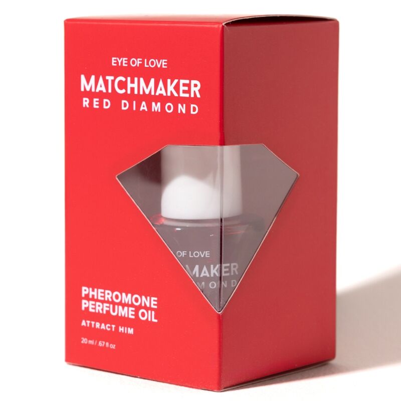 EYE OF LOVE - OLIO PROFUMATO AI FEROMONI DIAMANTE ROSSO PER FARE DA COMPAGNIA 20 ML