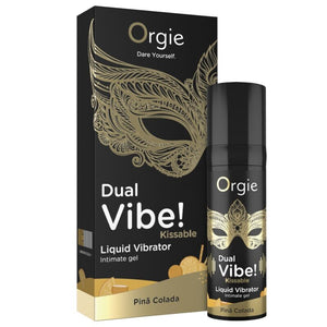 ORGIE - DOPPIA VIBRA! PIÑA COLADA KISSABLE VIBRATORE LIQUIDO 15 ML