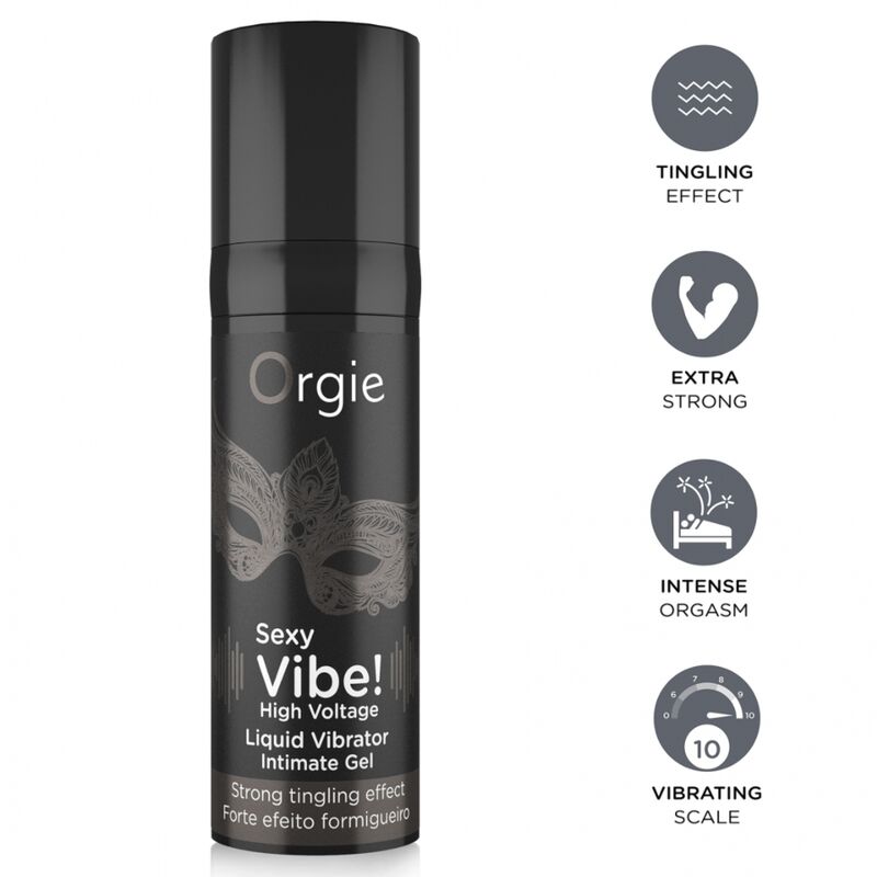 ORGIE - VIBRAZIONI SEXY! VIBRADOR LIQUIDO AD ALTA TENSIONE EXTRA FORTE 15 ML