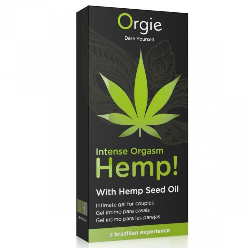 ORGIE - Hemp! Gel íntimo para sensaciones múltiples y orgasmos intensos, 15 ml