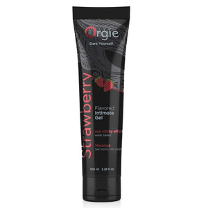 ORGIE - TUBO LUBRIFICANTE ALLA FRAGOLA BACIABILE GEL INTIMO A BASE DE ACQUA 100 ML