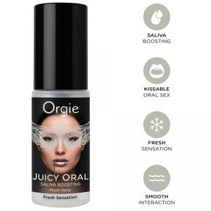 ORGIE - SPRAY ORALE SUCCOSO PER STIMOLARE LA SALIVA ALLA MENTA 15 ML