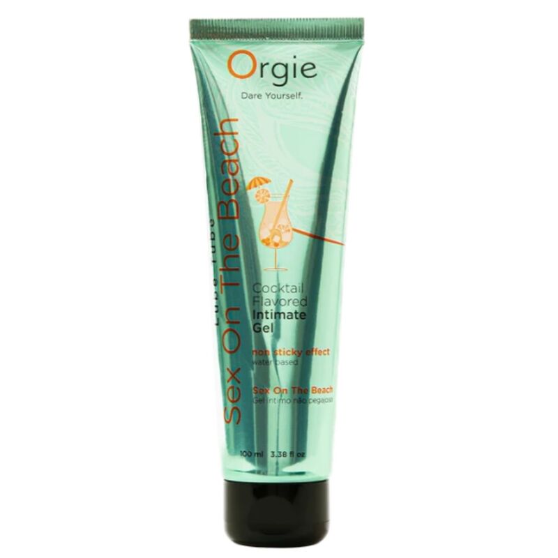ORGIE - TUBO LUBRIFICANTE COCKTAIL SESSO IN SPIAGGIA GEL INTIMO BACIABILE A BASE DE ACQUA 100 ML