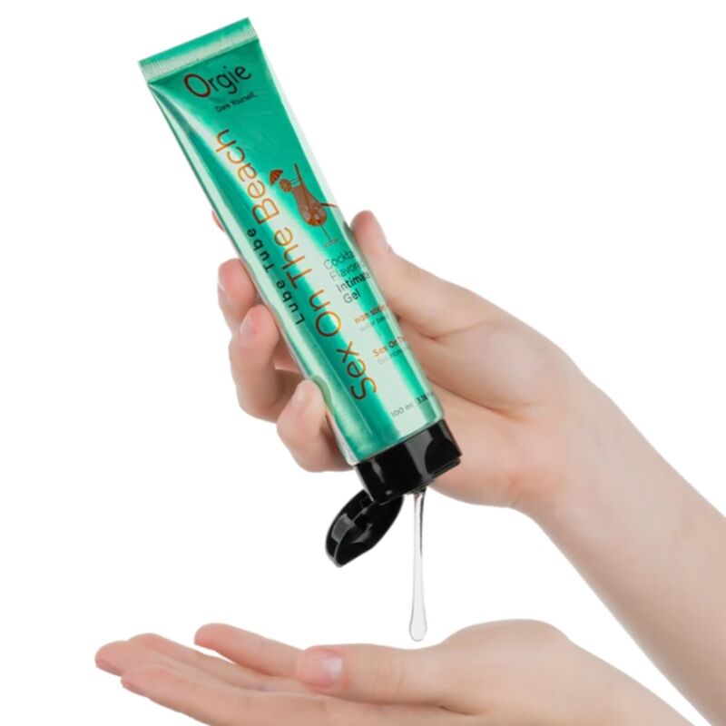 ORGIE - TUBO LUBRIFICANTE COCKTAIL SESSO IN SPIAGGIA GEL INTIMO BACIABILE A BASE DE ACQUA 100 ML