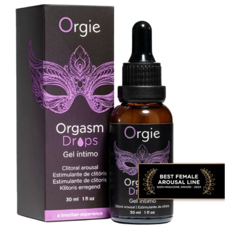 ORGIE - Gotas para el orgasmo con efecto calor en el clítoris, 30 ml
