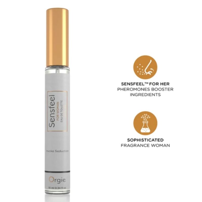 ORGIE - SENSFEEL FOR WOMAN PHOOMONE BOOSTER EAU DE TOILETTE FORMATO VIAGGIO 10 ML