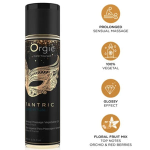 ORGIE - RITUALE DE AMORE TANTRA, MASSAGGIO SENSUALE, OLIO VEGETALE 200 ML