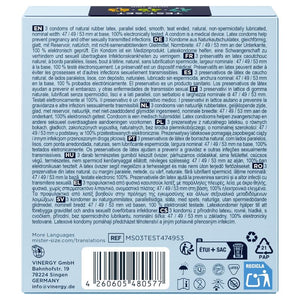 MISTER SIZE - CONFEZIONE CAMPIONE PRESERVATIVI MISURA 47-49-53 MM (3 UNITÀ)
