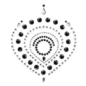 BIJOUX - INDISCRETS FLAMBOYANT NEGRO Y PLATA
