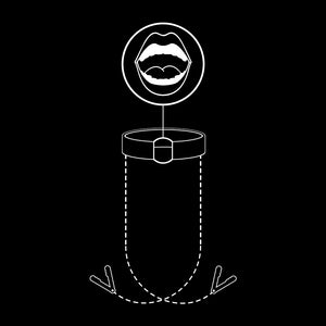 FETISH SUBMISSIVE - ANELLO GAG CON MORSETTI PER CAPEZZOLI