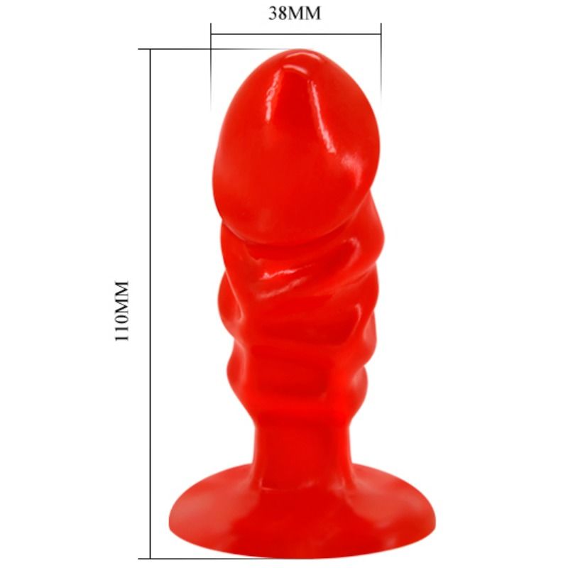 BAILE - ANALLUG UNISEX CON VENTOSA ROJA
