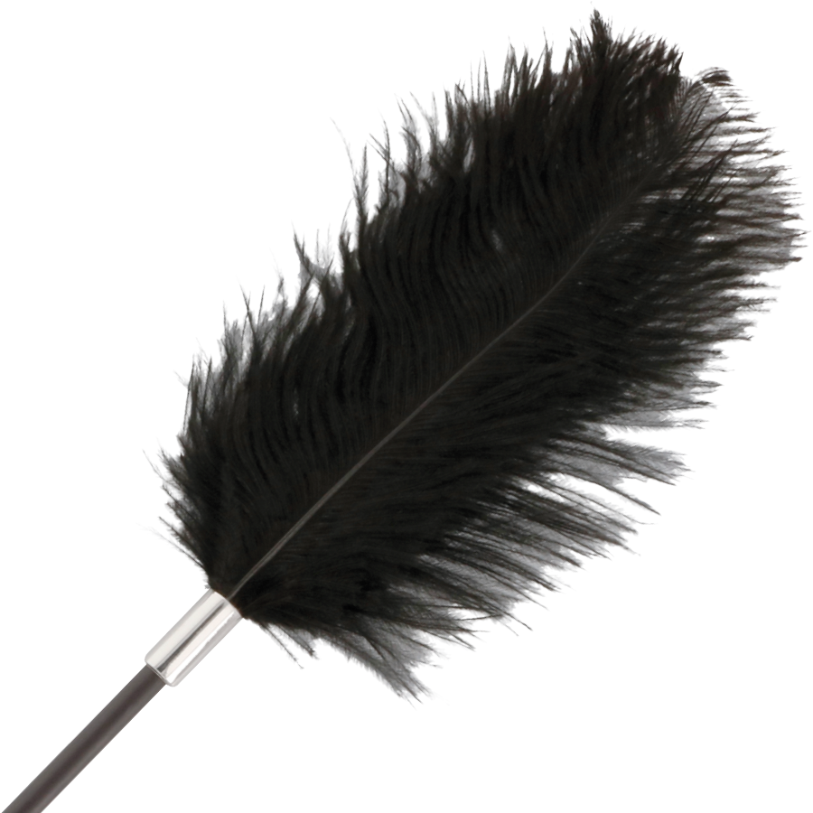 OSCURIDAD - LÁTIGO DE PLUMAS NEGRAS DEL AMOR 56 CM