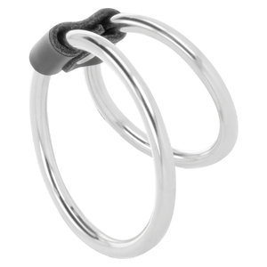 DARKNESS - ANILLO PARA PENE DOBLE DE METAL