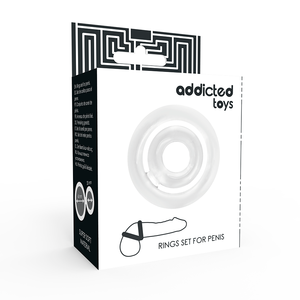 ADDICTED TOYS - POTENZ - ANILLO PARA PENE TRANSPARENTE