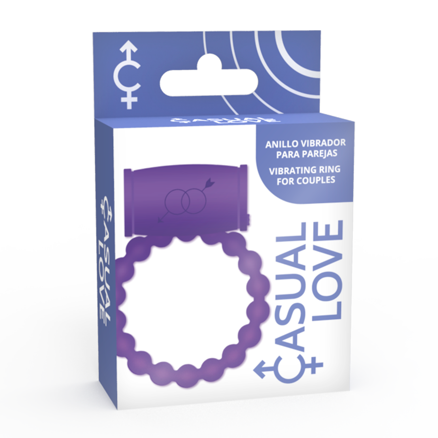 AMOR CASUAL - ANILLO VIBRADOR PARA 25 PAREJAS VIOLETA