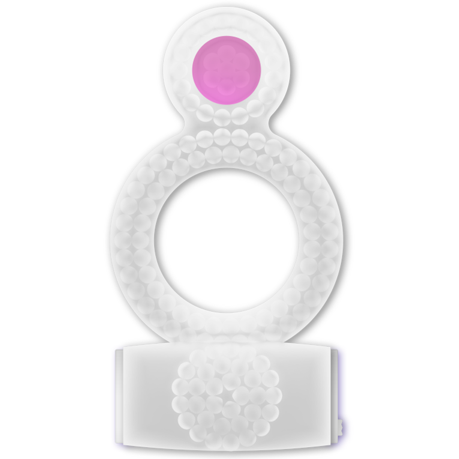 AMOR CASUAL - ANILLO DE DOBLE PLACER TRANSPARENTE