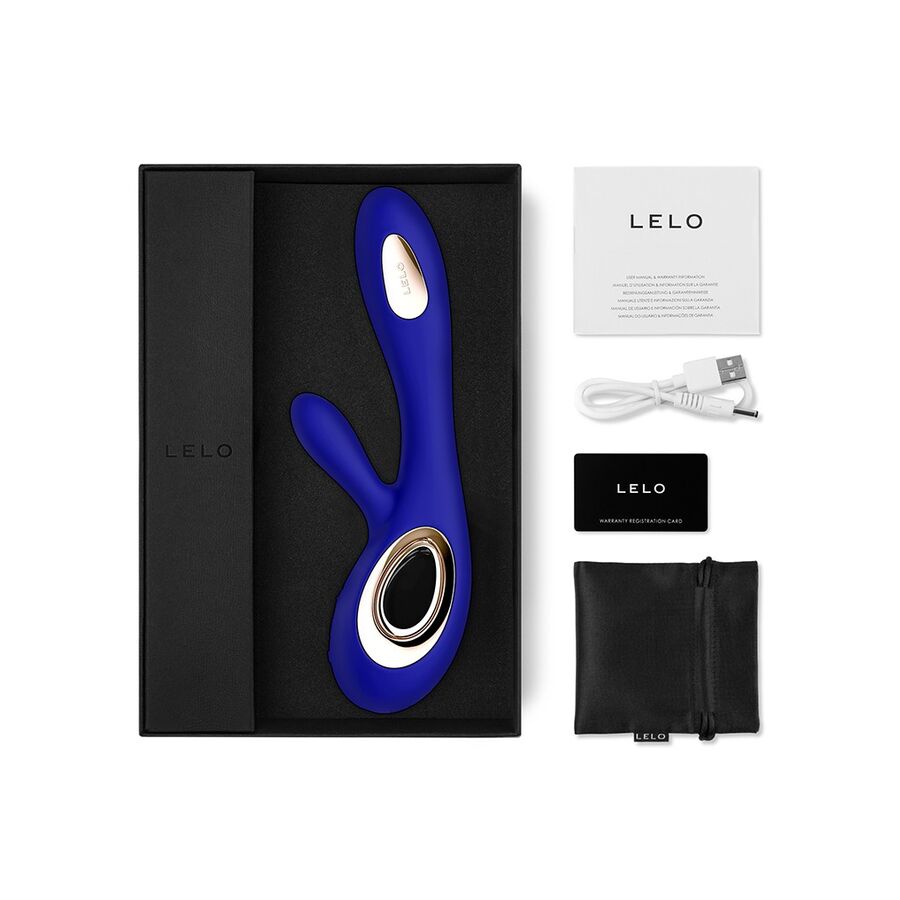 LELO - VIBRADOR SORAYA WAVE RABBIT AZUL NOCHE
