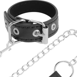 DARKNESS - ANILLO PARA PENE CON CORREA