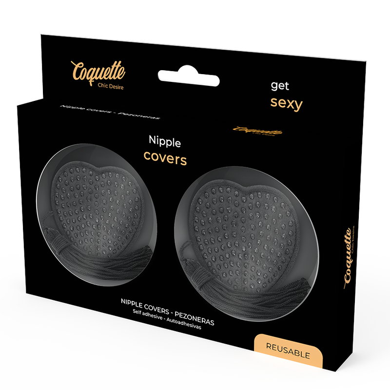 COQUETTE CHIC DESIRE - Black Nipple Covers