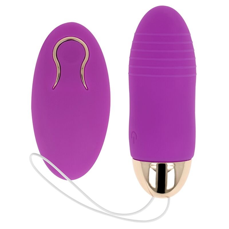 OHMAMA - HUEVO VIBRADOR CON CONTROL REMOTO 10 VELOCIDADES VIOLETA