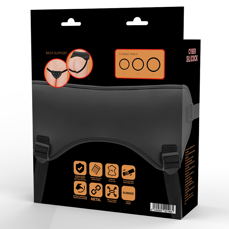 CYBER SILICOCK - CINTURINO CYBER CON 3 ANELLI GRATUITI