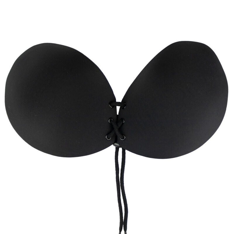 BYE-BRA - Sujetador Adhesivo Entrelazado Negro Copa A