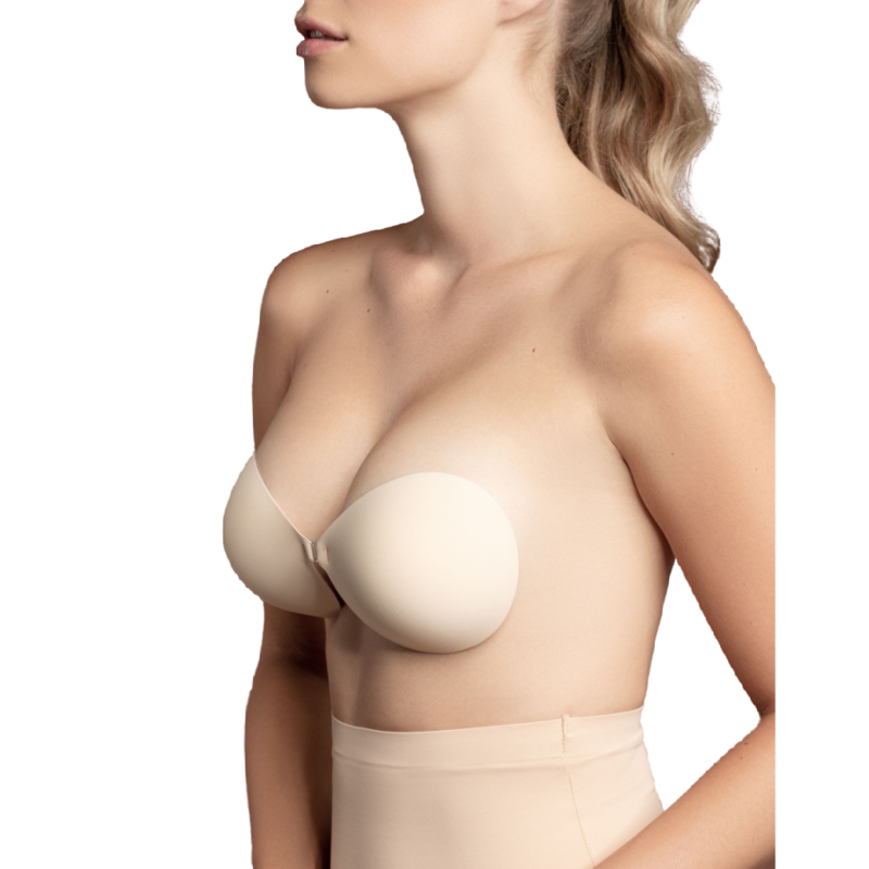 BYE-BRA - REGGISENO INVISIBILE BEIGE COPPA C