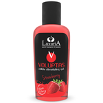 INTIMATELINE LUXURIA - VOLUPTAS GEL DA MASSAGGIO EDIBILE EFFETTO RISCALDANTE - FRAGOLA 100 ML