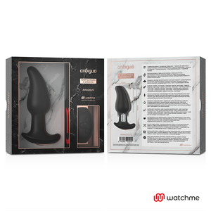 ANBIGUO - WATCHME TELECOMANDO SPINA ANALE VIBRATORE CON PERLINE ROTANTI DI AMADEUS
