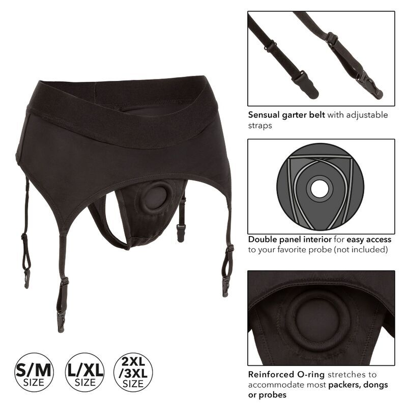 CALEXOTICS - TANGA CON LIGUERO SIN RESTRICCIONES L/XL
