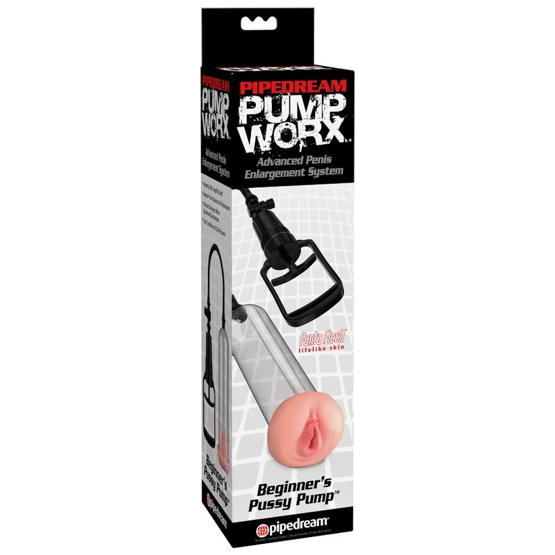 PUMP WORX BOMBA DE ERECCIÓN CON VAGINA PARA PRINCIPIANTES