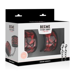 BEGME - MANETTES PREMIUM RED EDITION AVEC DOUBLURE EN NÉOPRÈNE