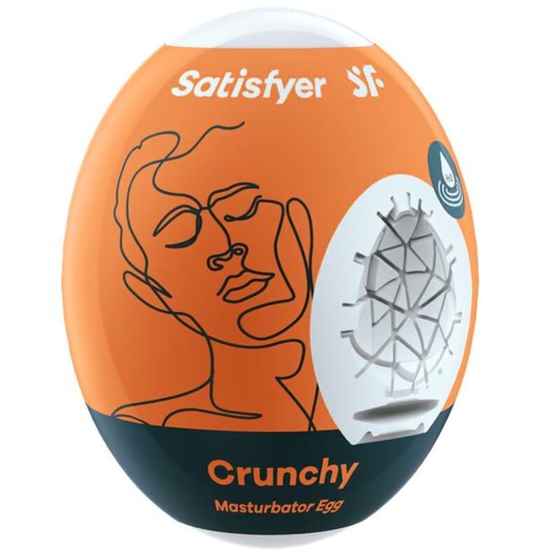SATISFYER - MASTURBATORE A UOVO CRUNCHY