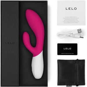 LELO - VIBRADOR DE LUJO INA WAVE 2 SPECIAL MOVEMENT CEREZA