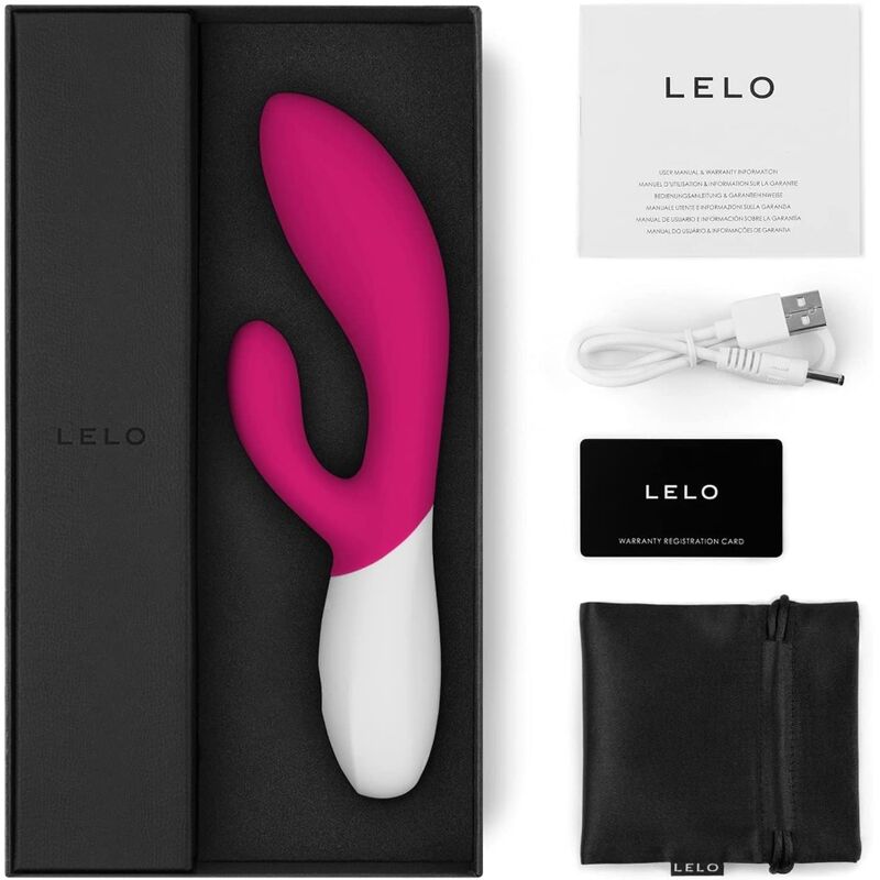 LELO - VIBRADOR DE LUJO INA WAVE 2 SPECIAL MOVEMENT CEREZA