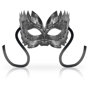 OHMAMA - SILVER VENETIAN STYLE FRIZZ MASKS