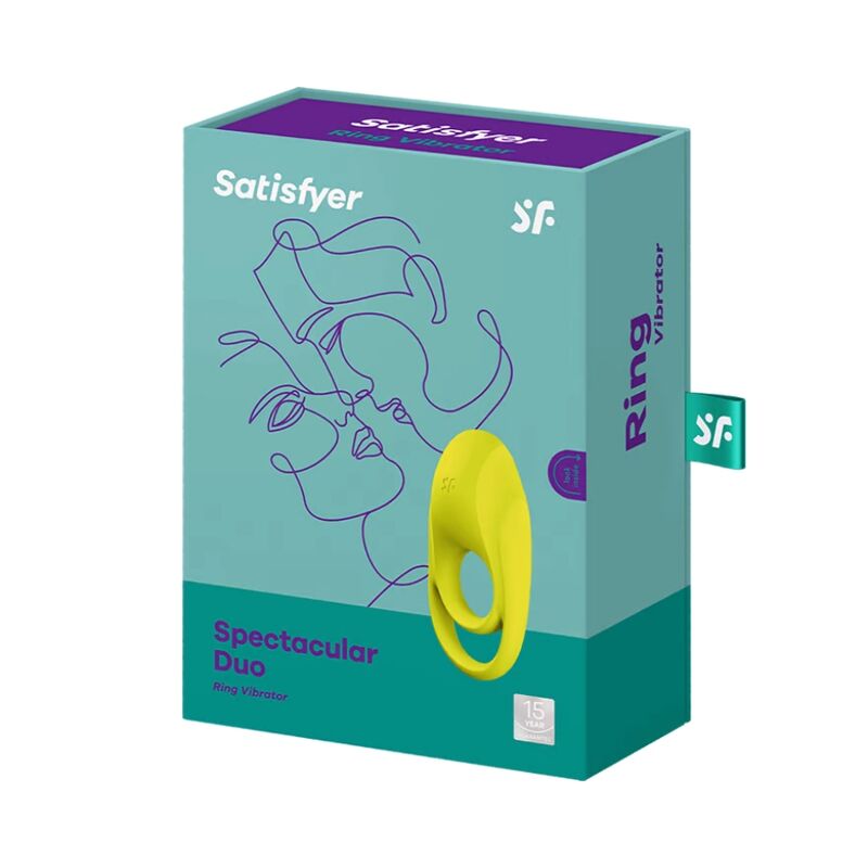 SATISFYER - SPETTACOLARE VIBRATORE AD ANELLO DUO GIALLO