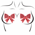 LEG AVENUE - NIPPLE COVERS BOWS ONE SIZE