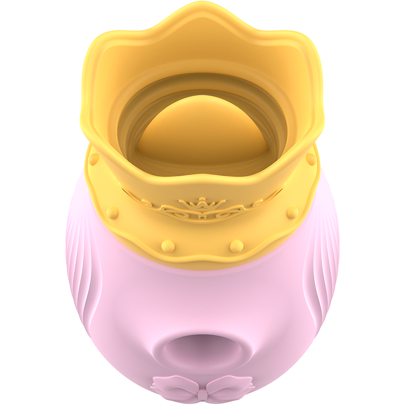 INTENSE - CLITORAL STIMULATOR WITH 10 SUCTION AND LICKING MODES - PINK