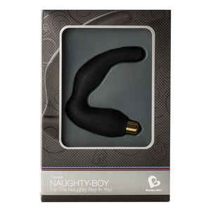 ROCKS-OFF - MASAJISTA DE PUNTO G MASCULINO NAUGHTY-BOY 7 V NEGRO