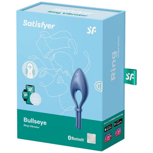 SATISFYER - APP VIBRATORI BULLSEYE RING BLU