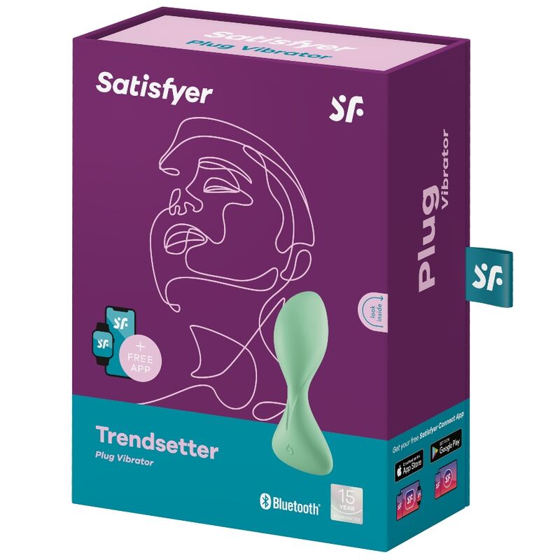 SATISFYER - TENDENCIA APP SPINA VIBRANTE VERDE