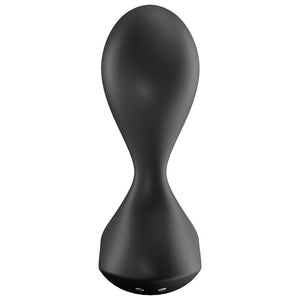 SATISFYER - APP VIBRATING PLUG SWEET SEAL BLACK