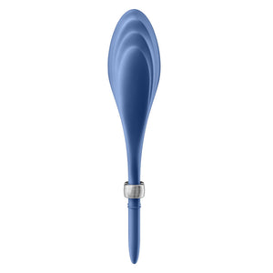 SATISFYER - ANILLO VIBRADOR DUELIST AZUL