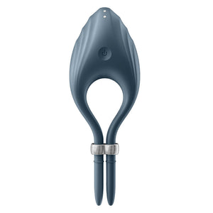 SATISFYER - ANILLO VIBRADOR DUELIST GRIS