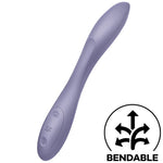 SATISFYER - VIBRADOR MÚLTIPLE PUNTO G FLEX 2 VIOLETA