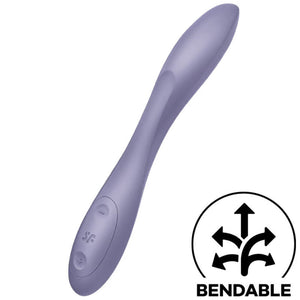 SATISFYER - VIBRADOR MÚLTIPLE PUNTO G FLEX 2 VIOLETA