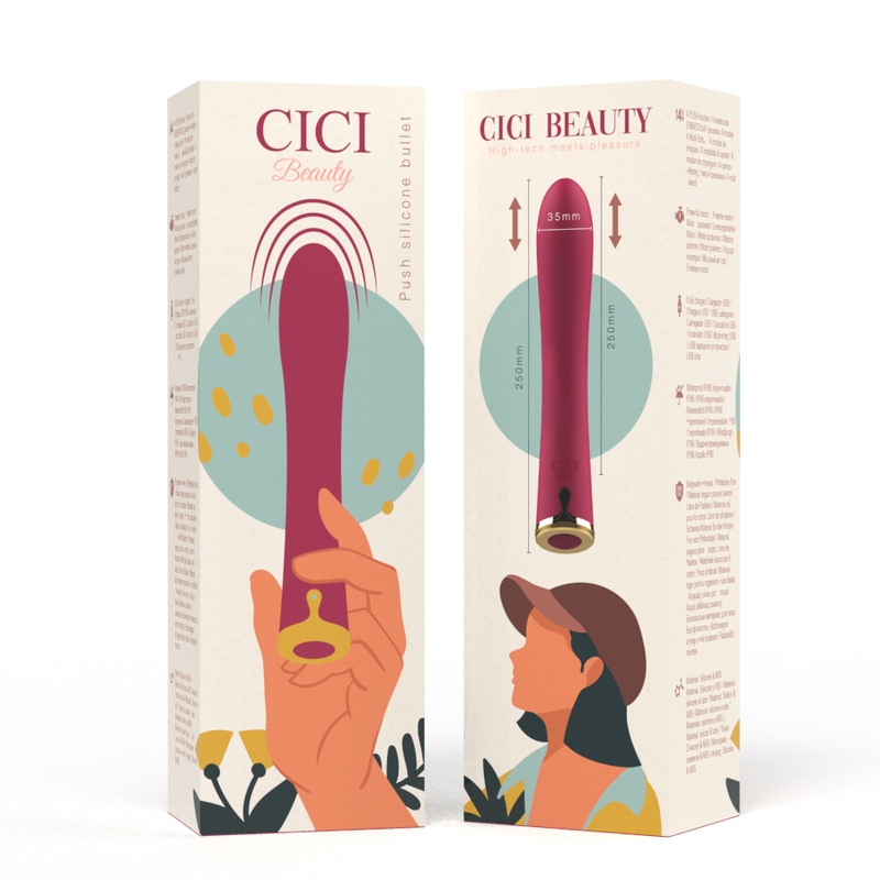 CICI BEAUTY - VIBRATORE A PROIETTILE IN SILICONE PREMIUM