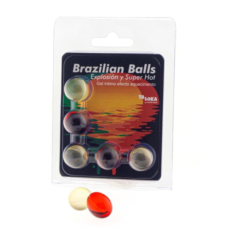 TALOKA - 5 ESFERAS BRASILEÑAS GEL EXCITANTE EFECTO SÚPER CALIENTE